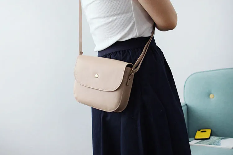 Stylish Womens Leather Saddle Bag Crossbody Bags Purse for Women