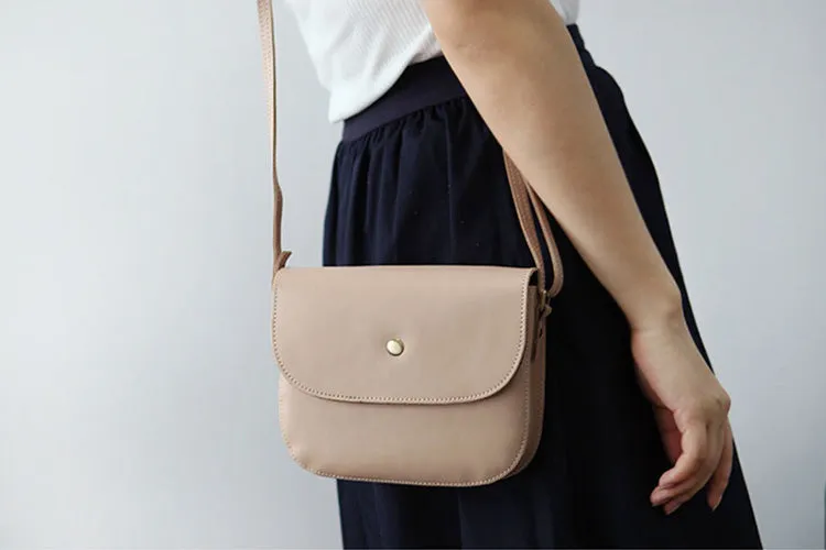 Stylish Womens Leather Saddle Bag Crossbody Bags Purse for Women