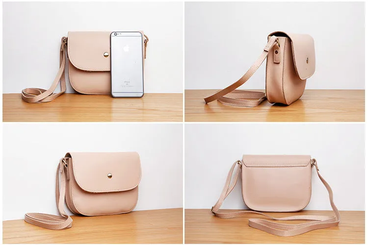 Stylish Womens Leather Saddle Bag Crossbody Bags Purse for Women