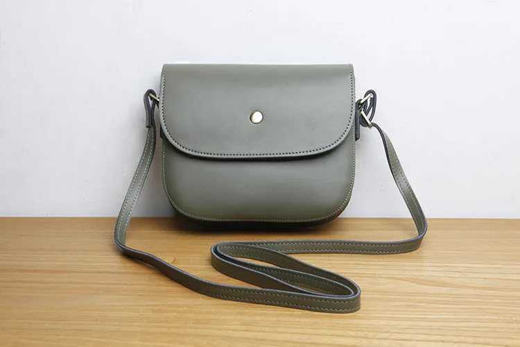 Stylish Womens Leather Saddle Bag Crossbody Bags Purse for Women