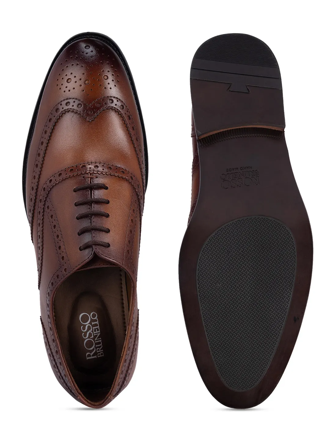 Tan Dual Tone Lace Ups