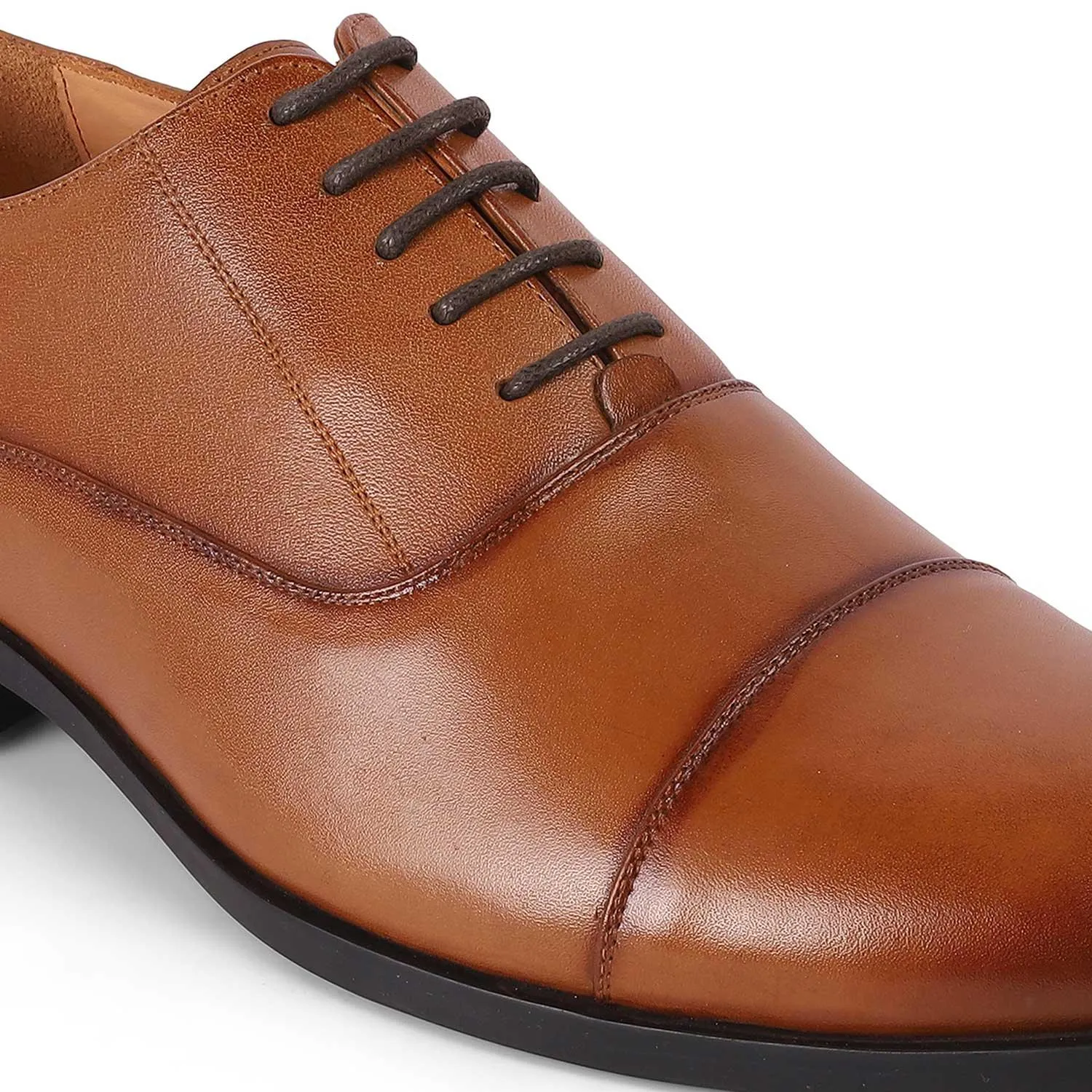 Tresmode Niolet Tan Men's Oxford Lace Ups