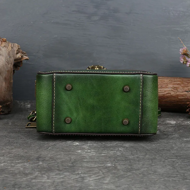 Vintage Womens Leather Shoulder Bags Purse Crossbody Purse  For Women