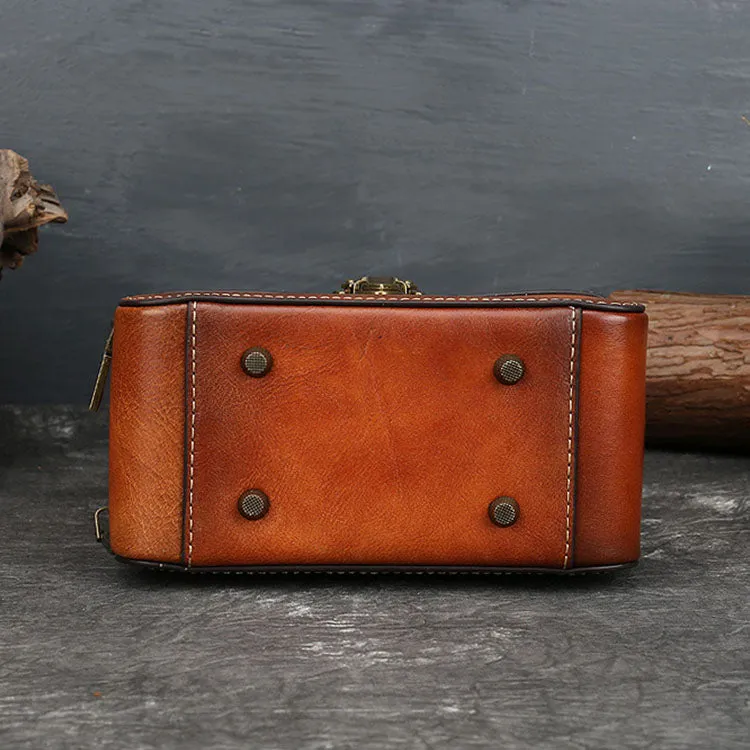 Vintage Womens Leather Shoulder Bags Purse Crossbody Purse  For Women