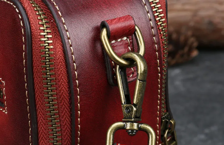Vintage Womens Leather Shoulder Bags Purse Crossbody Purse  For Women
