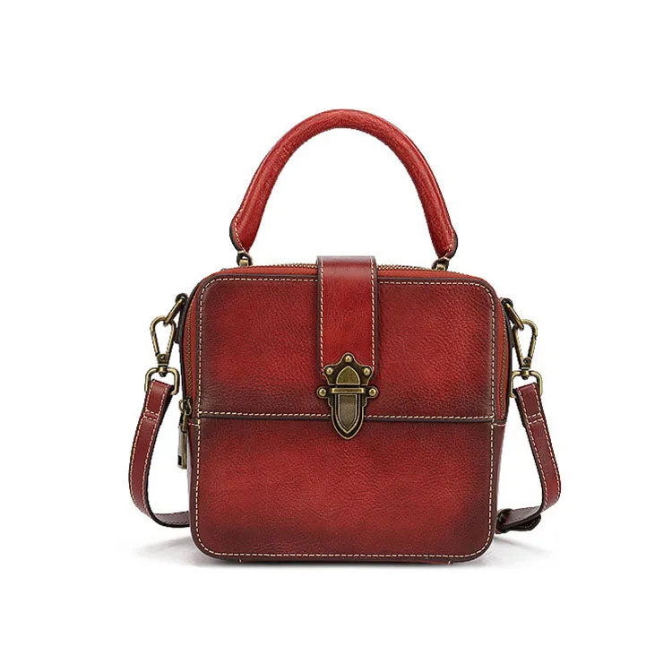 Vintage Womens Leather Shoulder Bags Purse Crossbody Purse  For Women