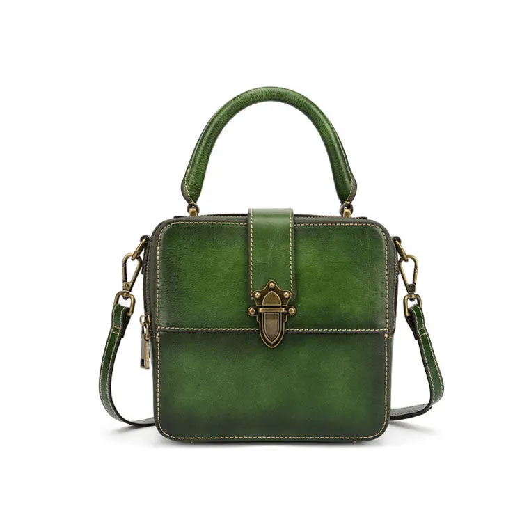 Vintage Womens Leather Shoulder Bags Purse Crossbody Purse  For Women