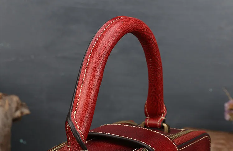 Vintage Womens Leather Shoulder Bags Purse Crossbody Purse  For Women