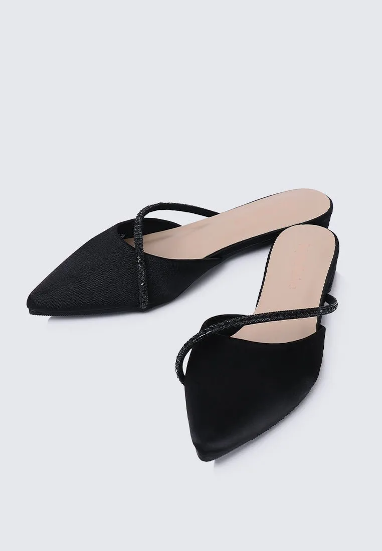 Vion Comfy Ballerina In Black
