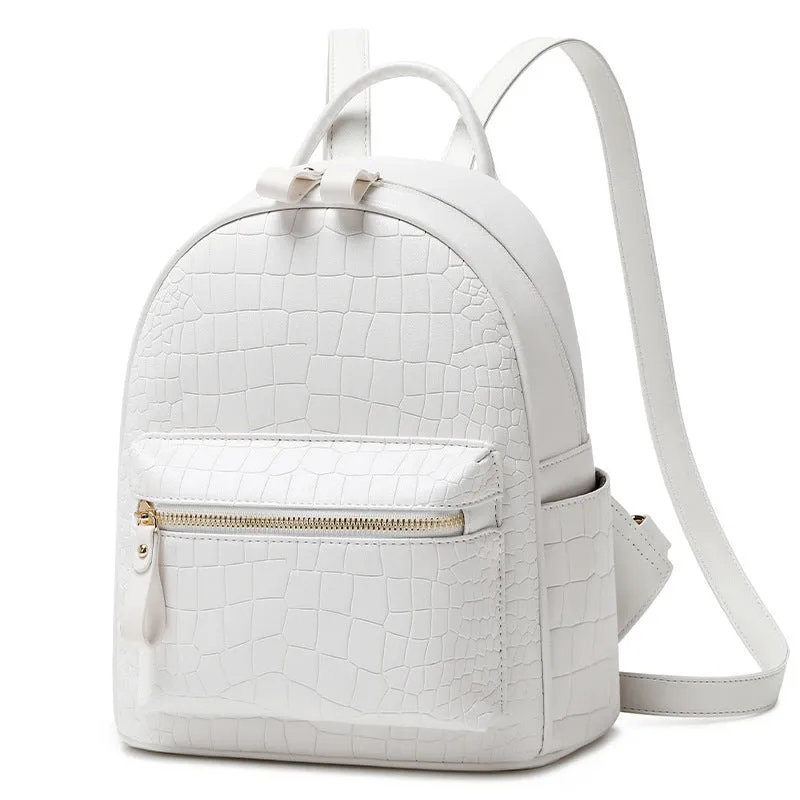 Wholesale PU Embossed Backpacks