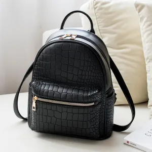 Wholesale PU Embossed Backpacks