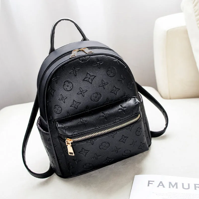 Wholesale PU Embossed Backpacks