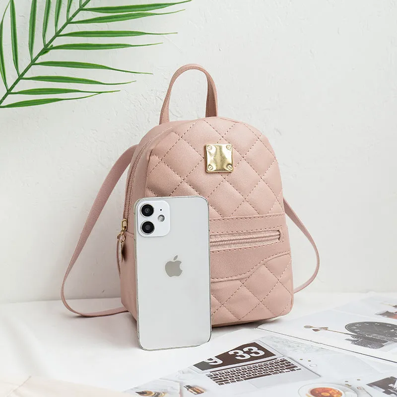 Wholesale PU Embroidered Women's Backpacks