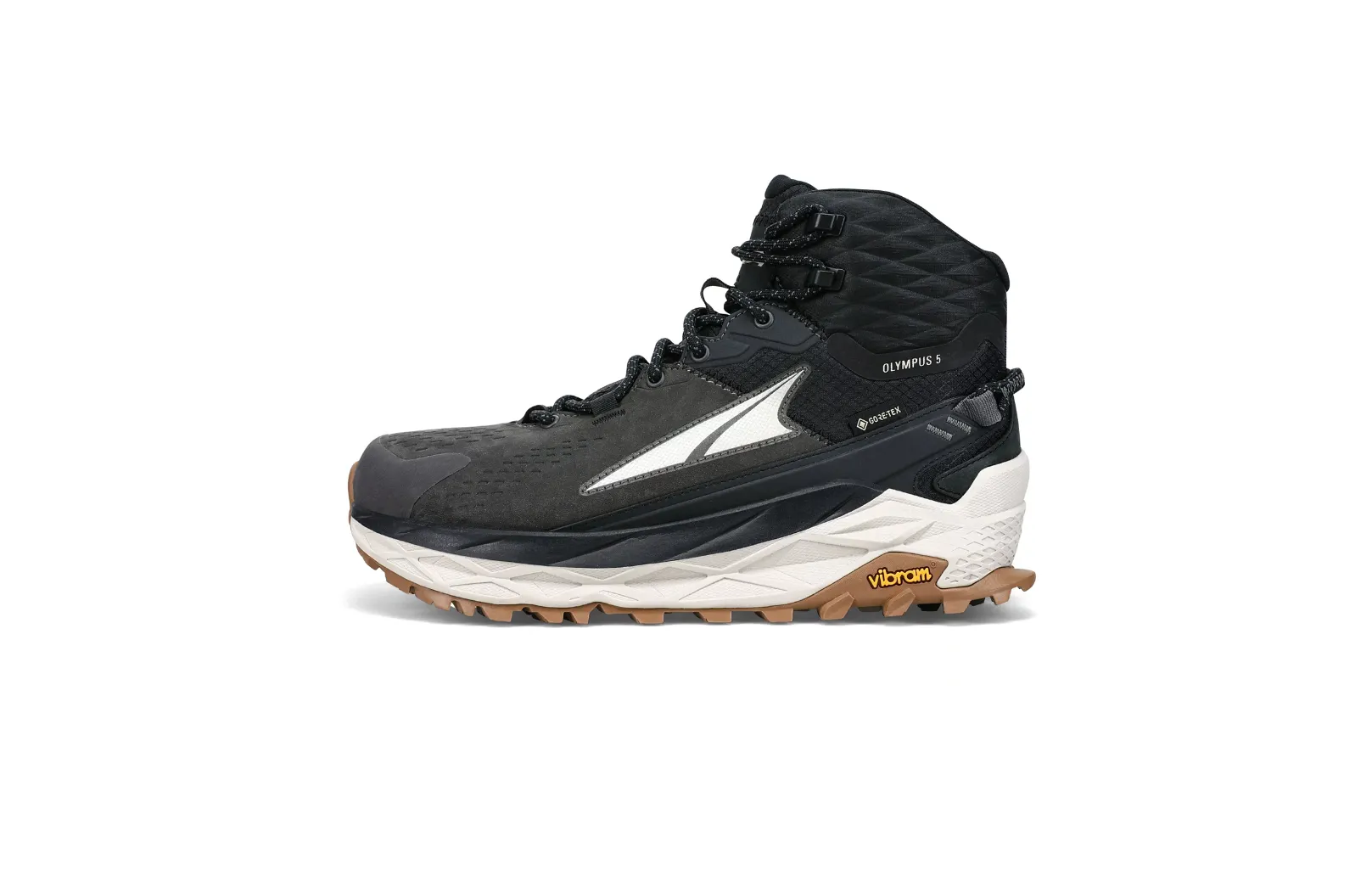 Women's Altra Olympus 5 Hike Mid GTX Color: Black / Gray